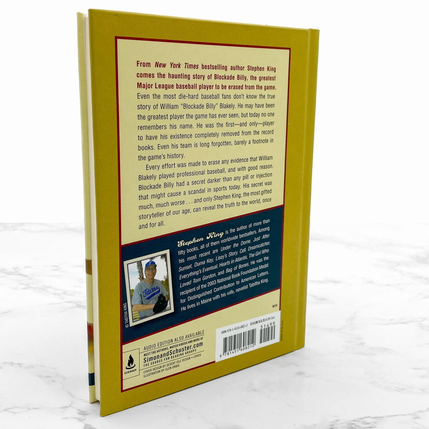 Blockade Billy by Stephen King [FIRST SCRIBNER EDITION] 2010 • First Printing! • Near Mint