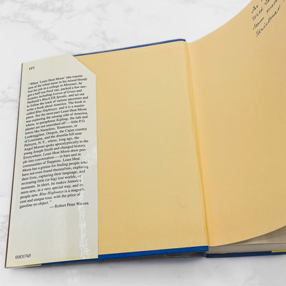 Blue Highways: A Journey into America by William Least Heat-Moon [FIRST EDITION] 1983 • Atlantic Monthly Press