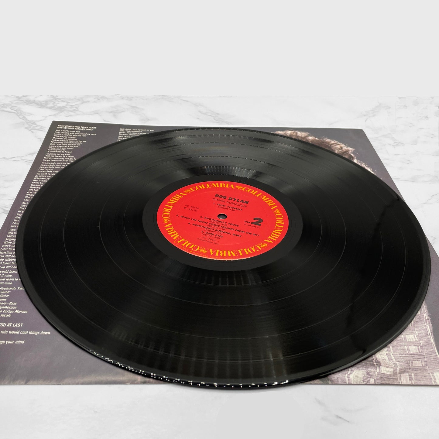 Bob Dylan - Empire Burlesque [VINYL LP] 1985 • Columbia • Mint in Shrink