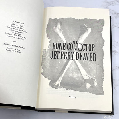 The Bone Collector by Jeffery Deaver [FIRST EDITION • FIRST PRINTING] 1997 • Viking