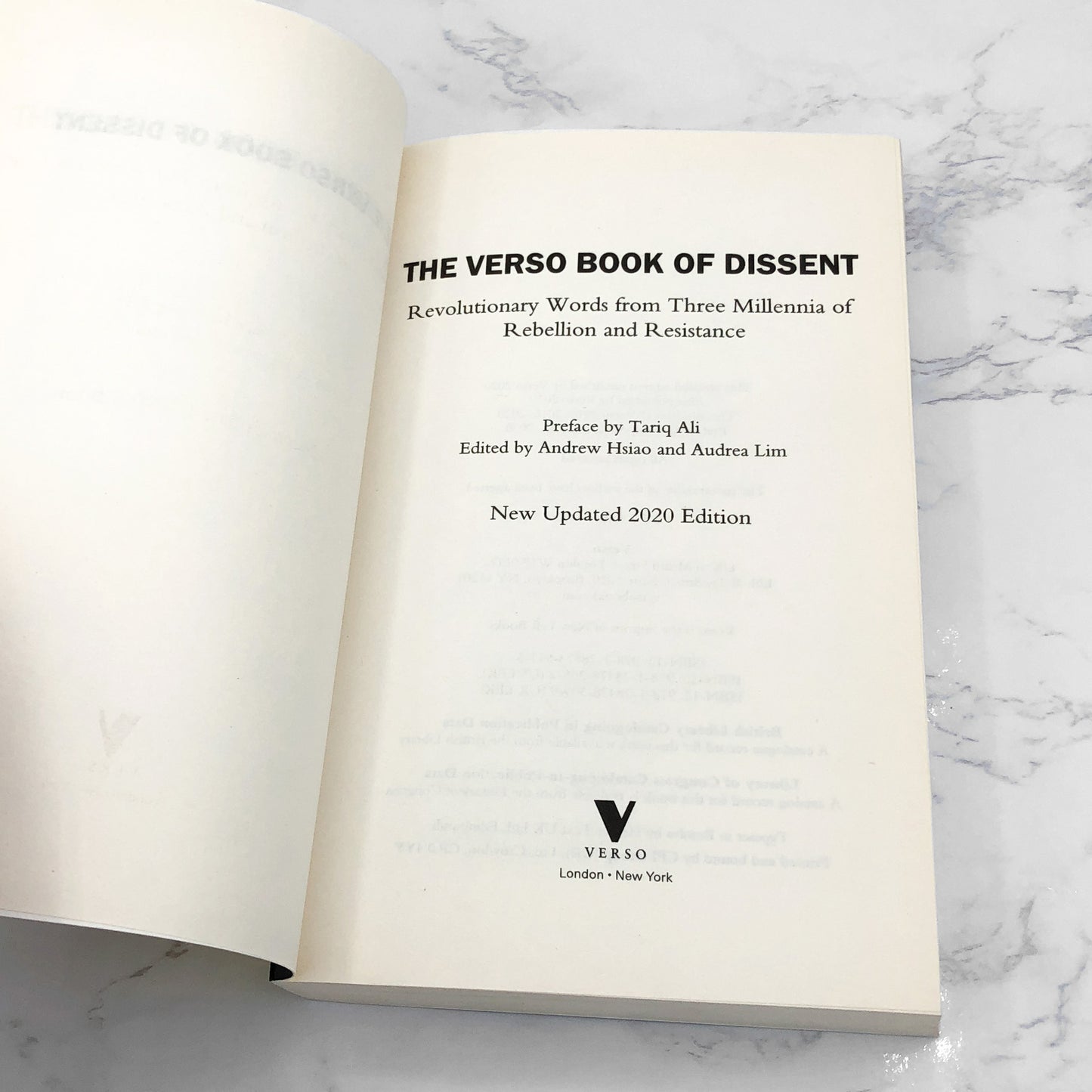 The Verso Book of Dissent: Revolutionary Words from Three Millennia of Rebellion and Resistance [TRADE PAPERBACK RE-ISSUE]