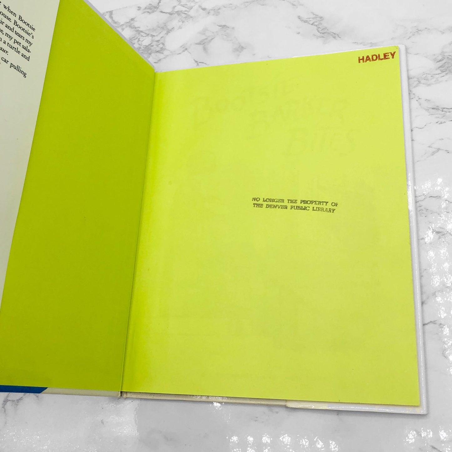 Bootsie Barker Bites by Barbara Bottner [FIRST EDITION] 1992 • G.P. Putnam's Sons