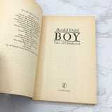 Boy: Tales of Childhood by Roald Dahl [FIRST PAPERBACK EDITION] 1986 • Puffin U.K.