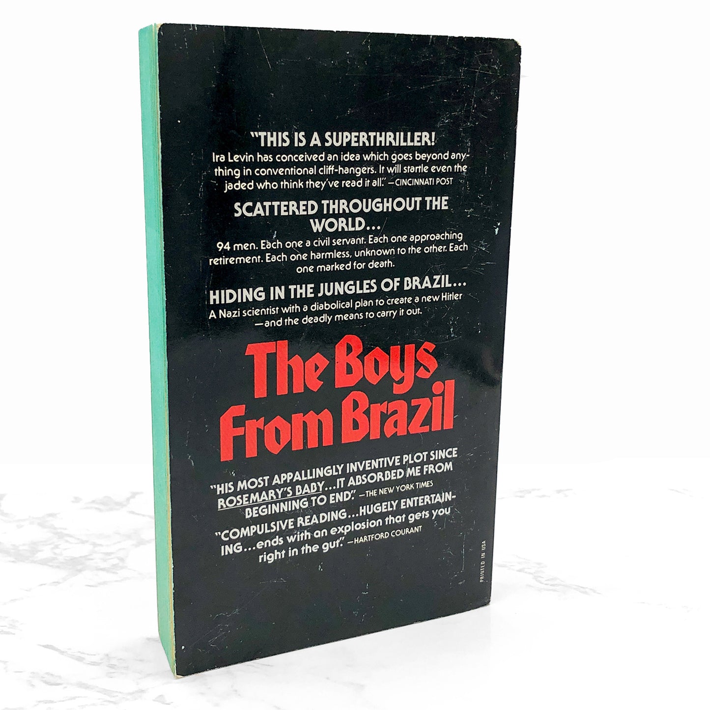 The Boys From Brazil by Ira Levin [1978 PAPERBACK] • Dell