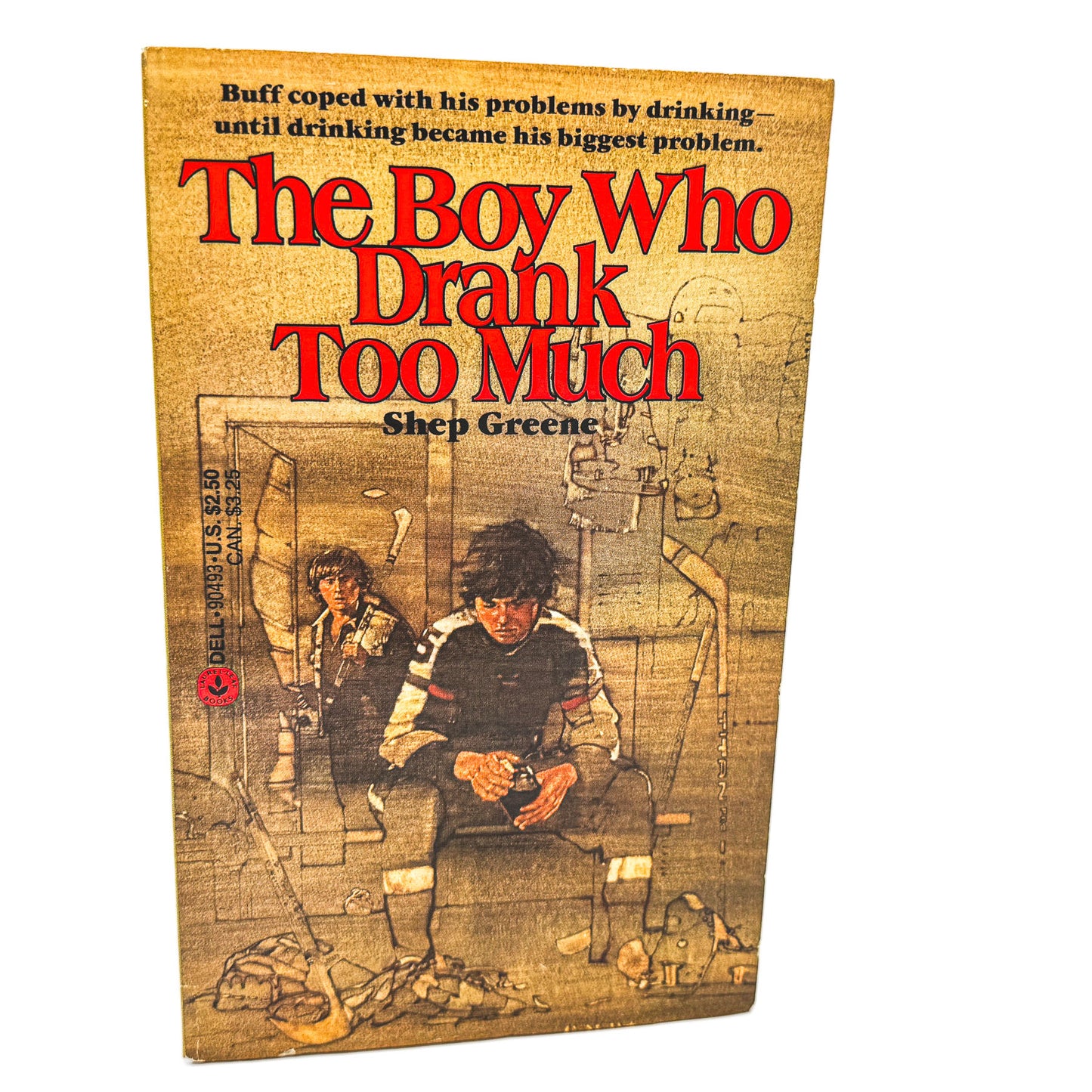 The Boy Who Drank Too Much by Shep Greene [FIRST PAPERBACK EDITION] 1984 • Laurel-Leaf