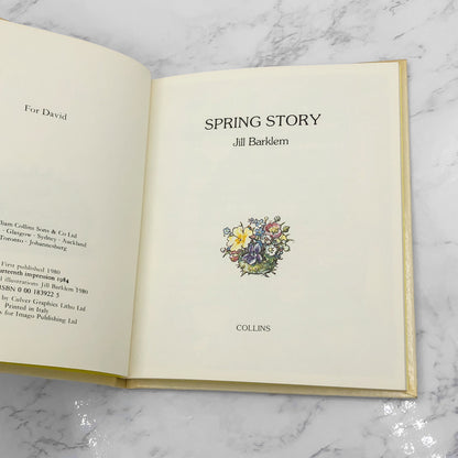 Brambly Hedge #1: Spring Story by Jill Barklem [U.K. FIRST EDITION] 1980 • Collins