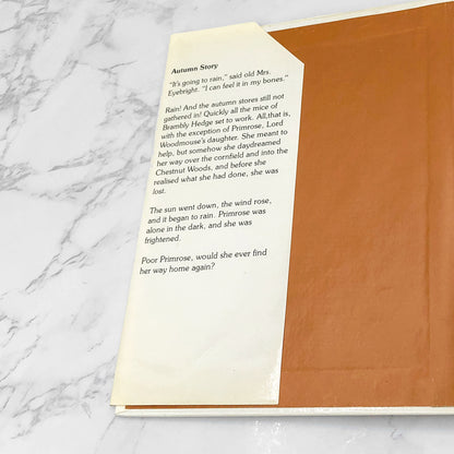 Brambly Hedge #3: Autumn Story by Jill Barklem [U.S. FIRST EDITION] 1980 • Philomel Books