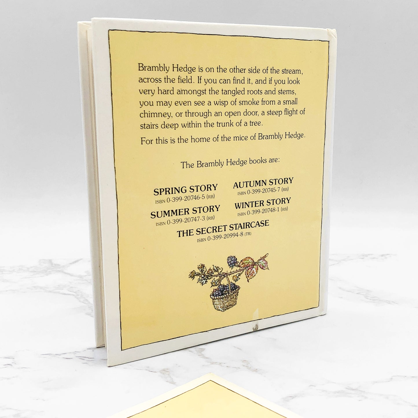 Brambly Hedge #3: Autumn Story by Jill Barklem [U.S. FIRST EDITION] 1980 • Philomel Books