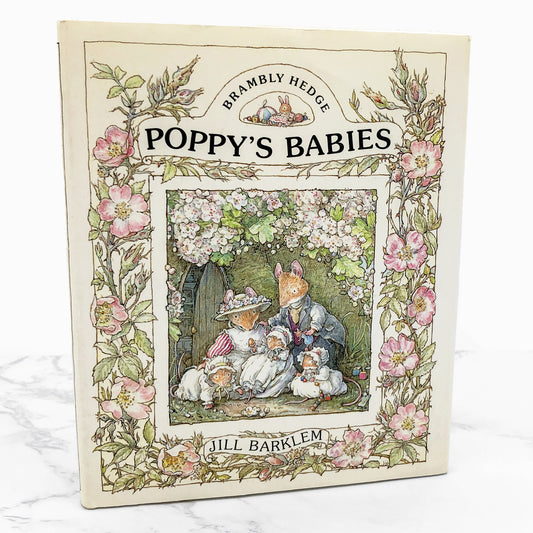 Brambly Hedge #8: Poppy's Babies by Jill Barklem [U.S. FIRST EDITION • FIRST PRINTING] 1995 • Philomel Books