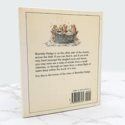 Brambly Hedge #8: Poppy's Babies by Jill Barklem [U.S. FIRST EDITION • FIRST PRINTING] 1995 • Philomel Books