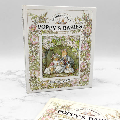 Brambly Hedge #8: Poppy's Babies by Jill Barklem [U.S. FIRST EDITION • FIRST PRINTING] 1995 • Philomel Books