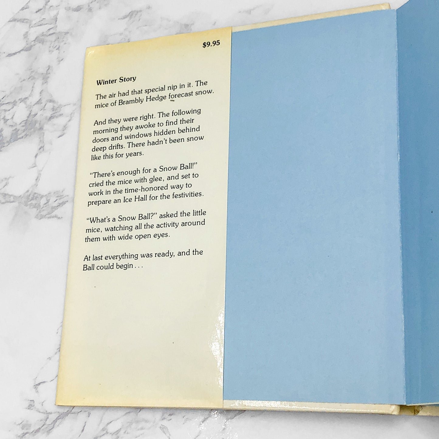 Brambly Hedge #4: Winter Story by Jill Barklem [U.S. FIRST EDITION] 1980 • Philomel Books