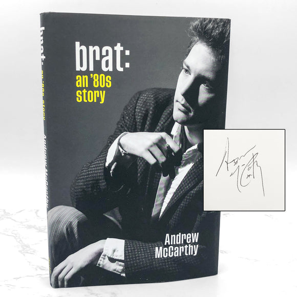 BRAT: An '80s Story by Andrew McCarthy SIGNED! [FIRST EDITION • FIRST PRINTING] 2021