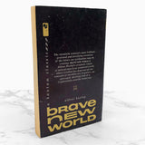 Brave New World by Aldous Huxley [FIRST PAPERBACK EDITION] 1958 • Bantam Books • w. Huxley Death Announcement