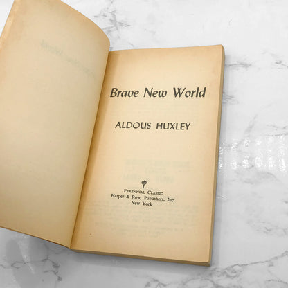 Brave New World by Aldous Huxley [1969 PAPERBACK] • Harper & Row