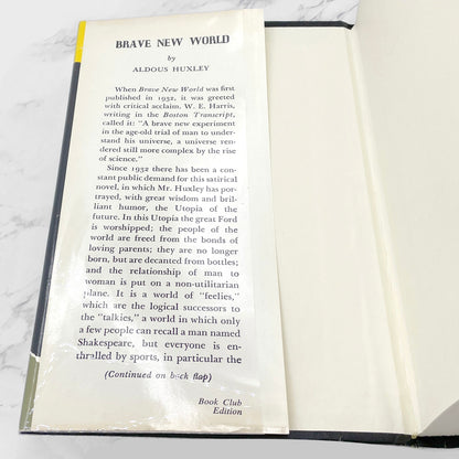 Brave New World by Aldous Huxley [SECOND EDITION] 1965 • BCE Hardcover • Harper & Row