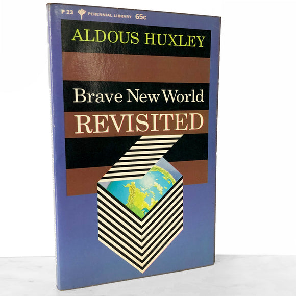 Brave New World Revisited by Aldous Huxley [1965 PAPERBACK] • Perennial Library