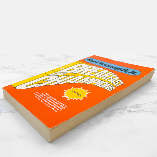 Breakfast of Champions by Kurt Vonnegut [FIRST TRADE PAPERBACK PRINTING] 1974 • Delta