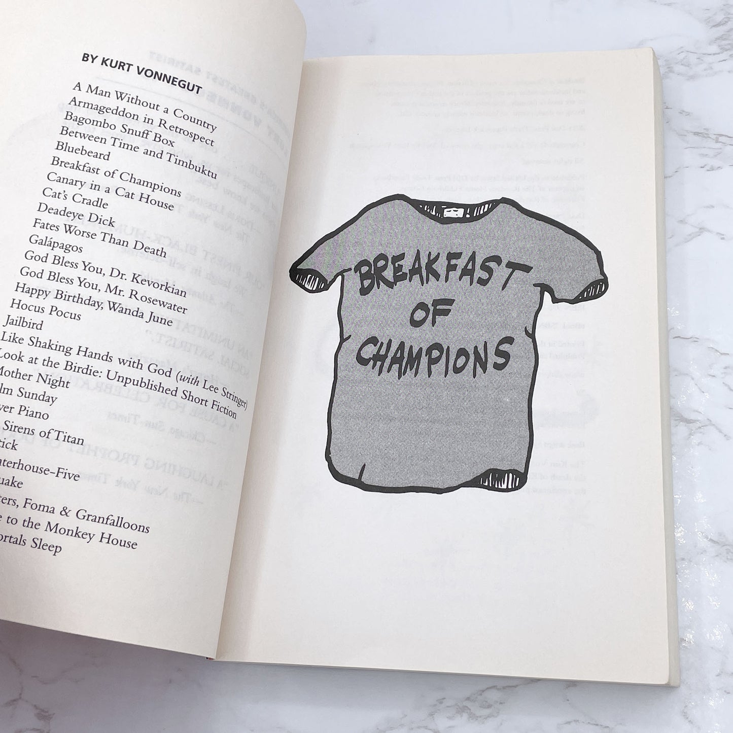 Breakfast of Champions by Kurt Vonnegut [TRADE PAPERBACK] 2011 • Dial