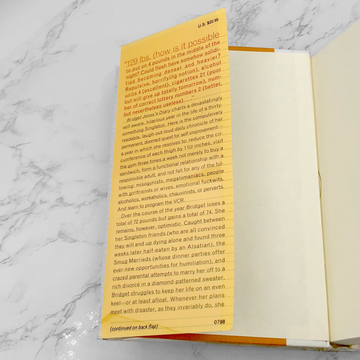 Bridget Jones's Diary by Helen Fielding [U.S. FIRST EDITION • FIRST PRINTING] 1998 • Viking