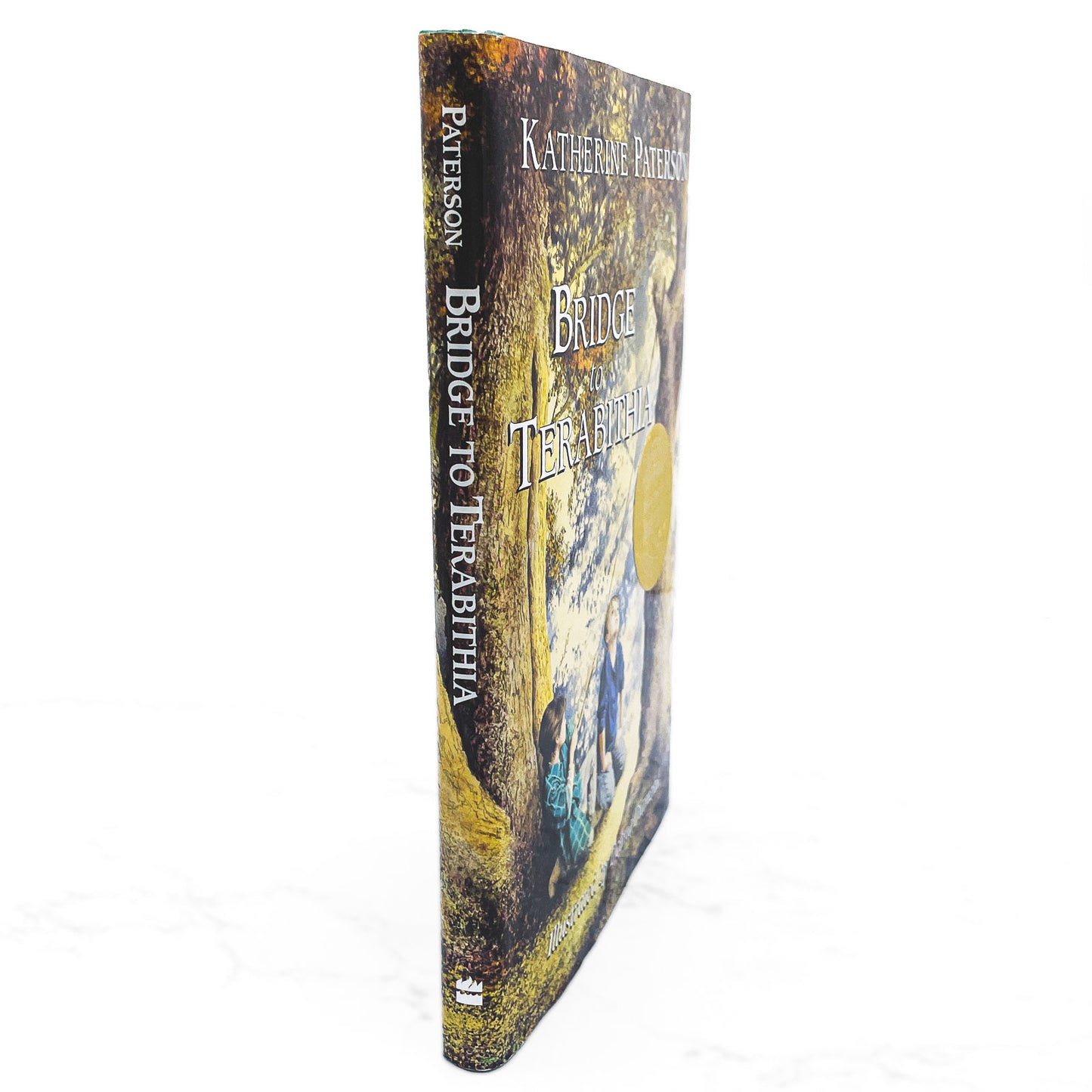 Bridge to Terabithia by Katherine Paterson [HARDCOVER RE-ISSUE] 1995 • HarperCollins