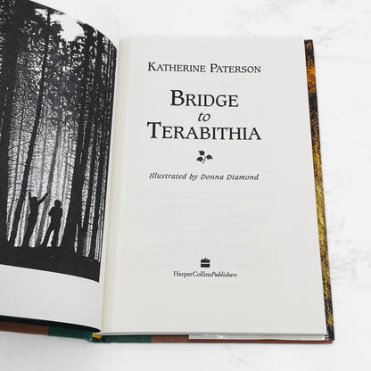 Bridge to Terabithia by Katherine Paterson [HARDCOVER RE-ISSUE] 1995 • HarperCollins