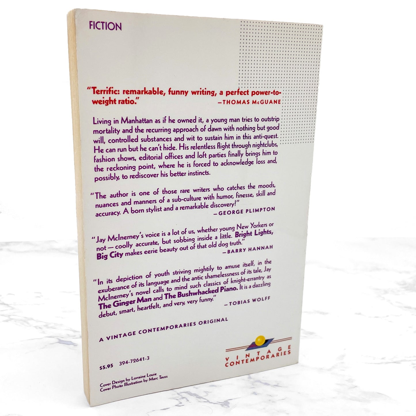 Bright Lights Big City by Jay McInerney [FIRST EDITION] 1984 • Vintage Contemporaries