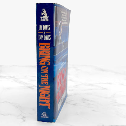 Bring on the Night by Jay Davis & Don Davis [FIRST PAPERBACK PRINTING] 1993 • TOR Horror