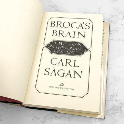 Broca's Brain: Reflections on the Romance of Science by Carl Sagan [FIRST EDITION] 1979 • Random House