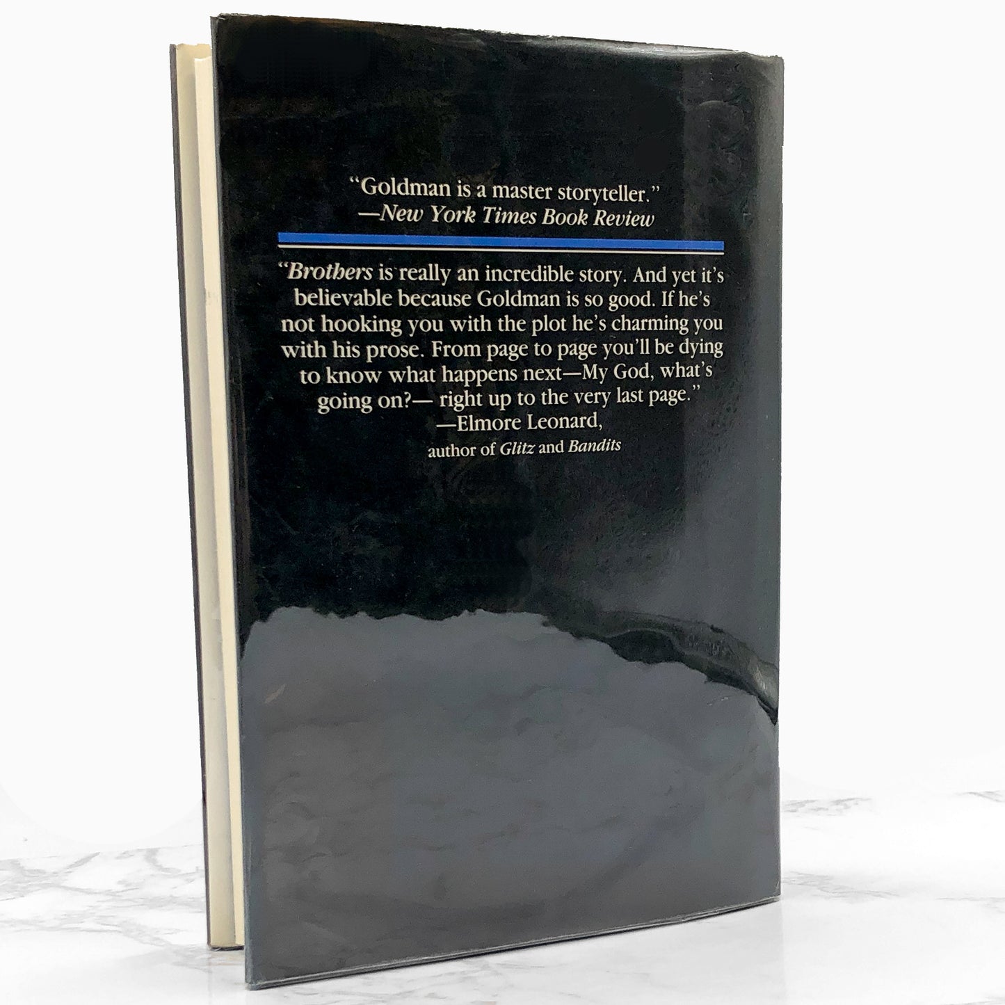 Brothers by William Goldman [FIRST EDITION • FIRST PRINTING] 1987 • Warner Books