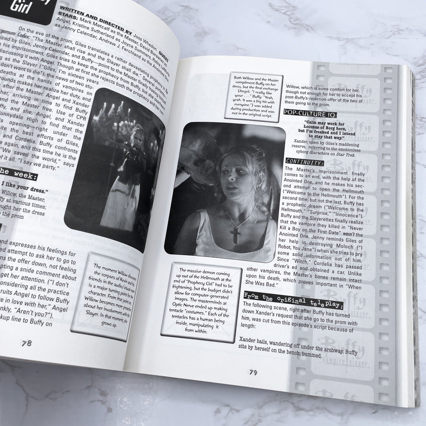 Buffy the Vampire Slayer: The Watcher's Guide [FIRST EDITION] 1998 • Pocket Books