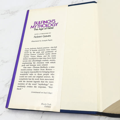 Bulfinch's Mythology • The Age of Fable [1968 HARDCOVER] BCE • Doubleday
