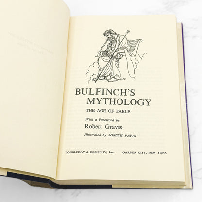 Bulfinch's Mythology • The Age of Fable [1968 HARDCOVER] BCE • Doubleday