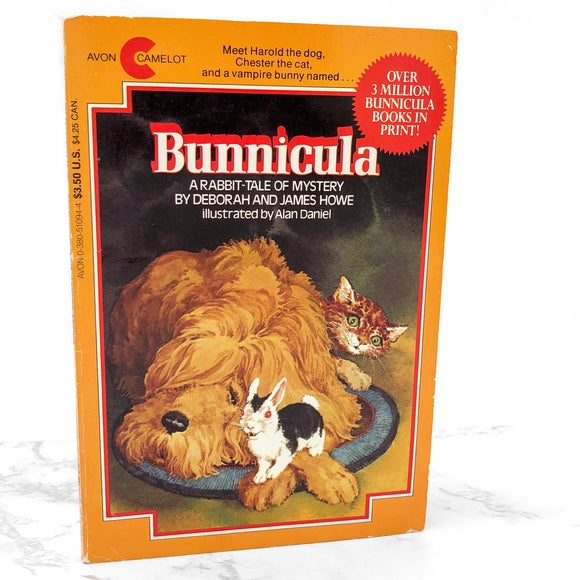 Bunnicula by James Howe [TRADE PAPERBACK] 1987 • Avon Camelot
