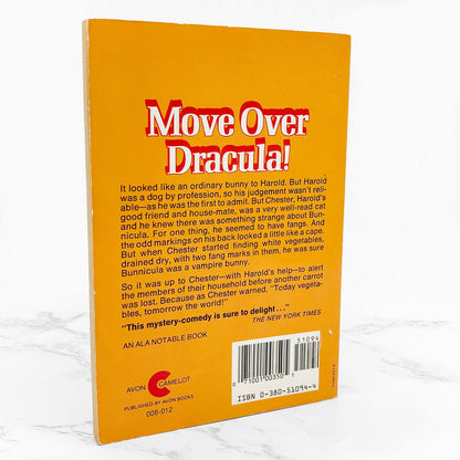 Bunnicula by James Howe [TRADE PAPERBACK] 1987 • Avon Camelot