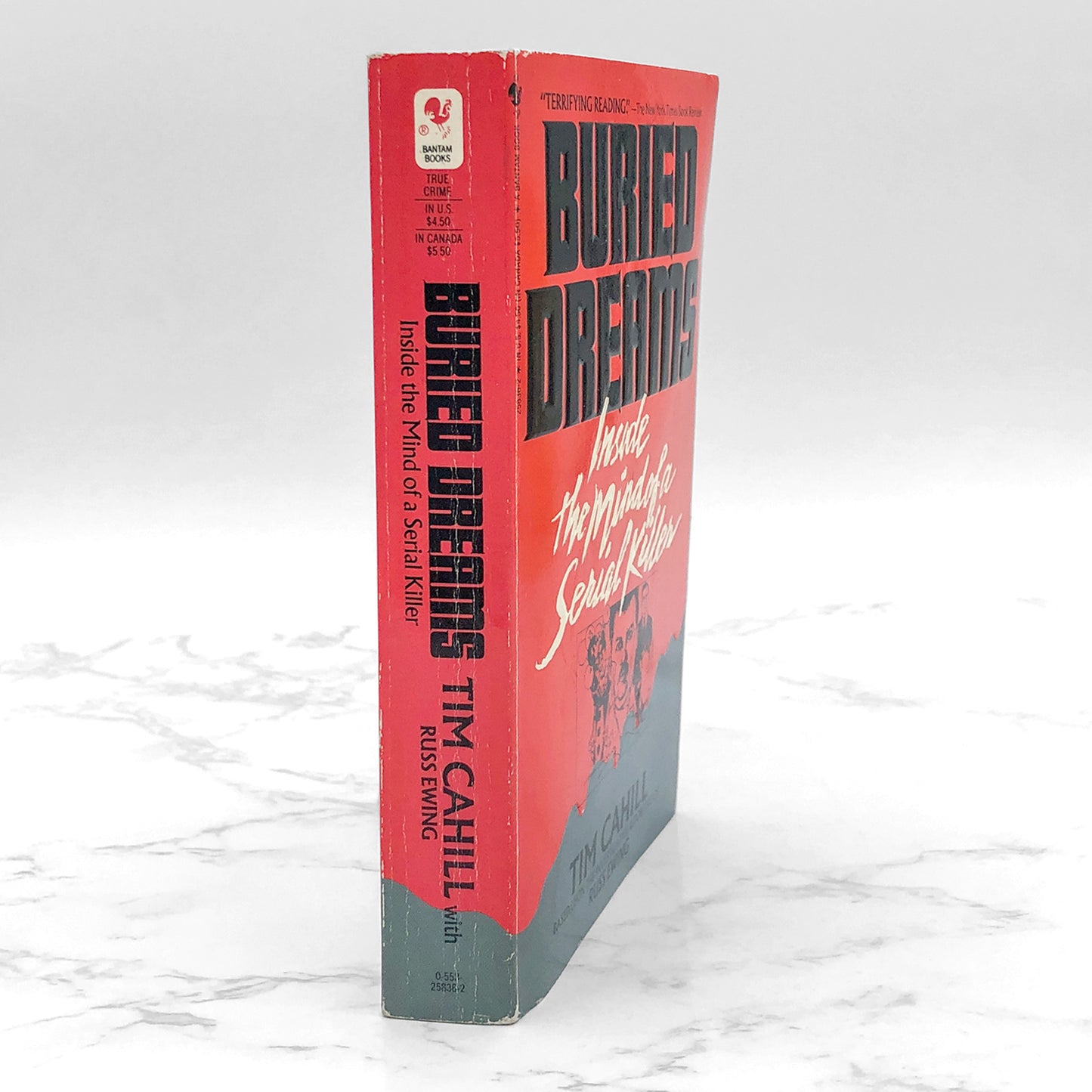 Buried Dreams: Inside the Mind of Serial Killer John Wayne Gacy by Tim Cahill [FIRST PAPERBACK PRINTING] 1987 • Bantam