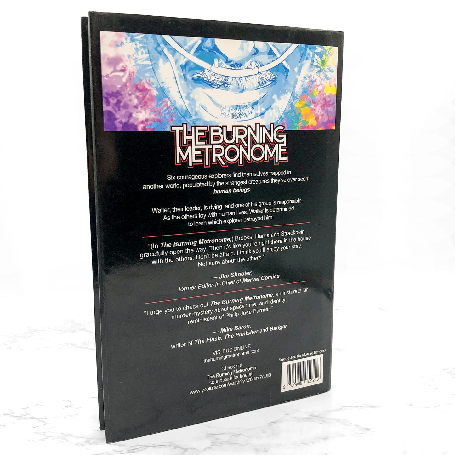 The Burning Metronome Vol. 1 by R. Alan Brooks & Matt Strackbein SIGNED! x3 [FIRST EDITION] 2017