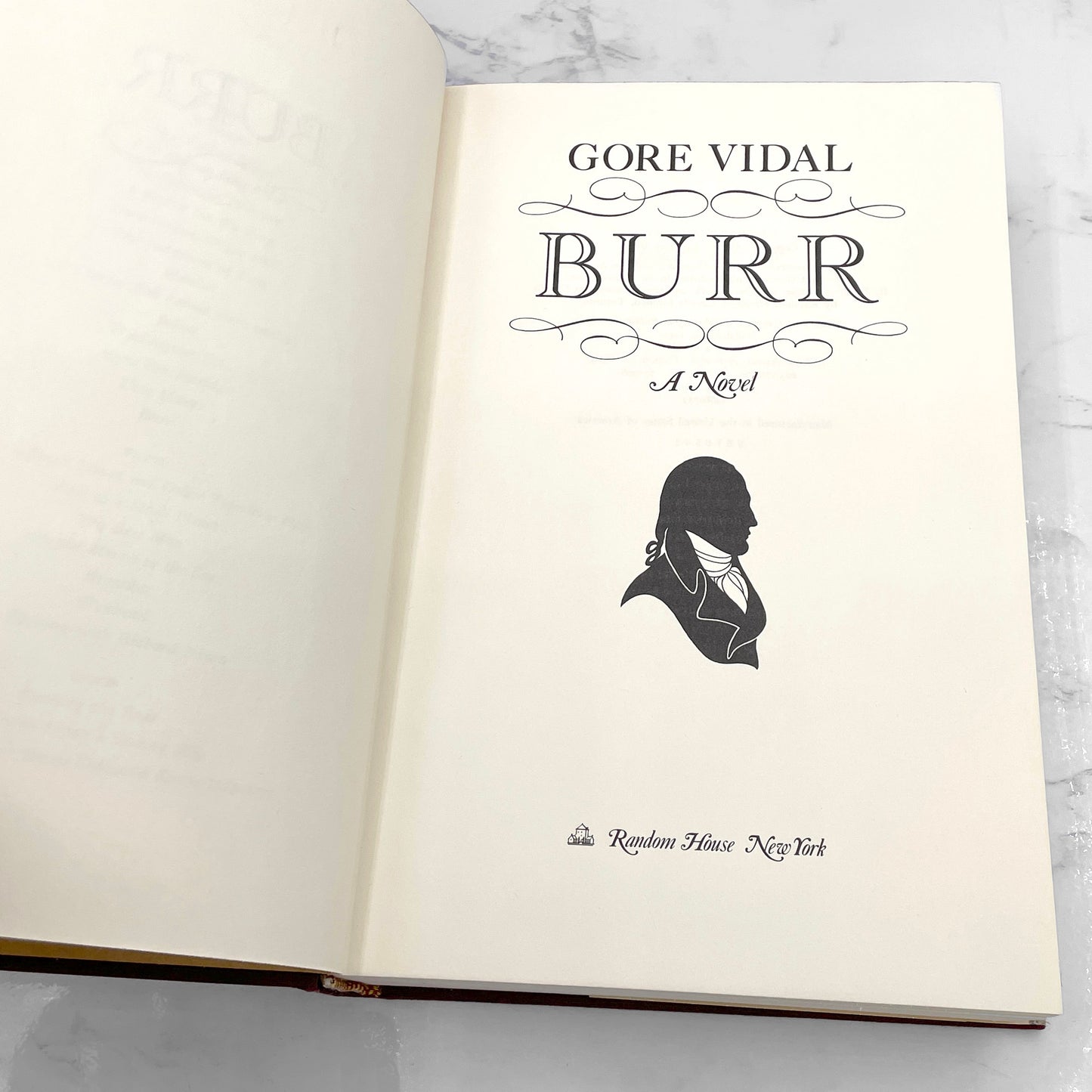 Burr by Gore Vidal [FIRST EDITION] 1973 • Random House