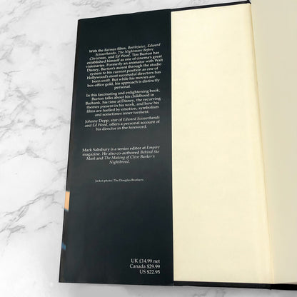 Burton on Burton by Tim Burton edited by Mark Salisbury w. Johnny Depp [U.K. FIRST EDITION • FIRST PRINTING] 1995 • Faber