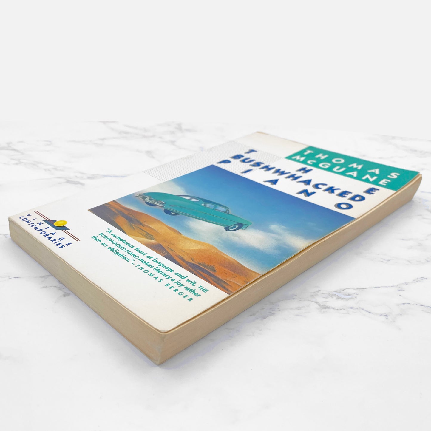 The Bushwhacked Piano by Thomas McGuane [TRADE PAPERBACK] 1984 • Vintage Contemporaries • 1st Print!