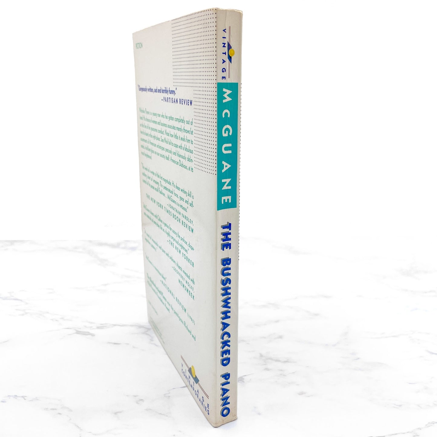 The Bushwhacked Piano by Thomas McGuane [TRADE PAPERBACK] 1984 • Vintage Contemporaries • 1st Print!