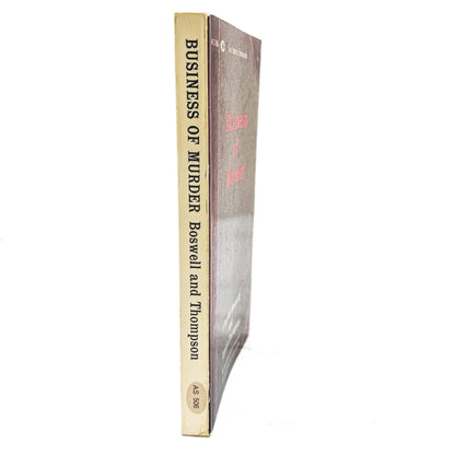 Business of Murder by Charles Boswell & Lewis Thompson [FIRST EDITION PAPERBACK] 1963 • Collier True Crime