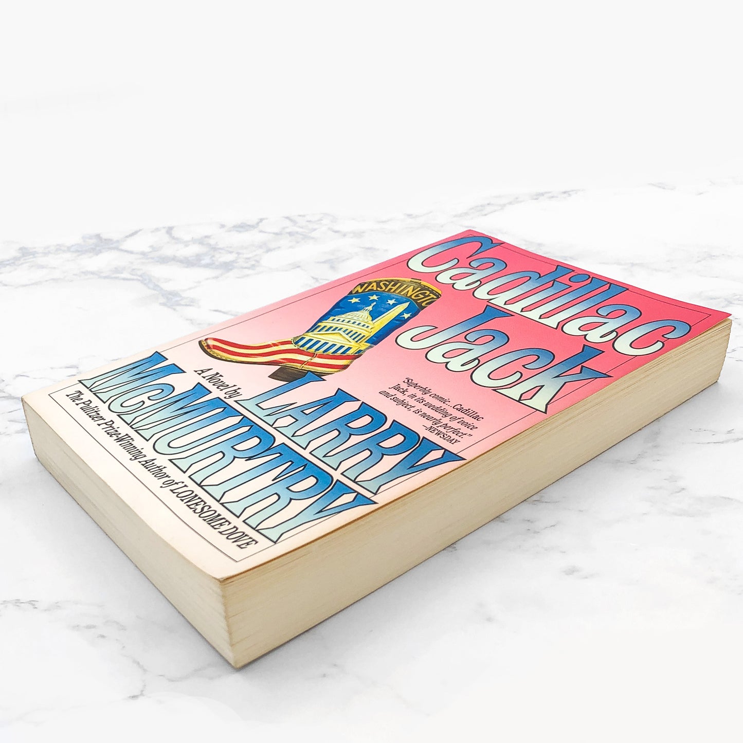 Cadillac Jack by Larry McMurtry [TRADE PAPERBACK] 1987 • Touchstone