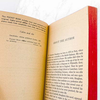Cakes and Ale by W. Somerset Maugham [1957 PAPERBACK] • Pocket Books