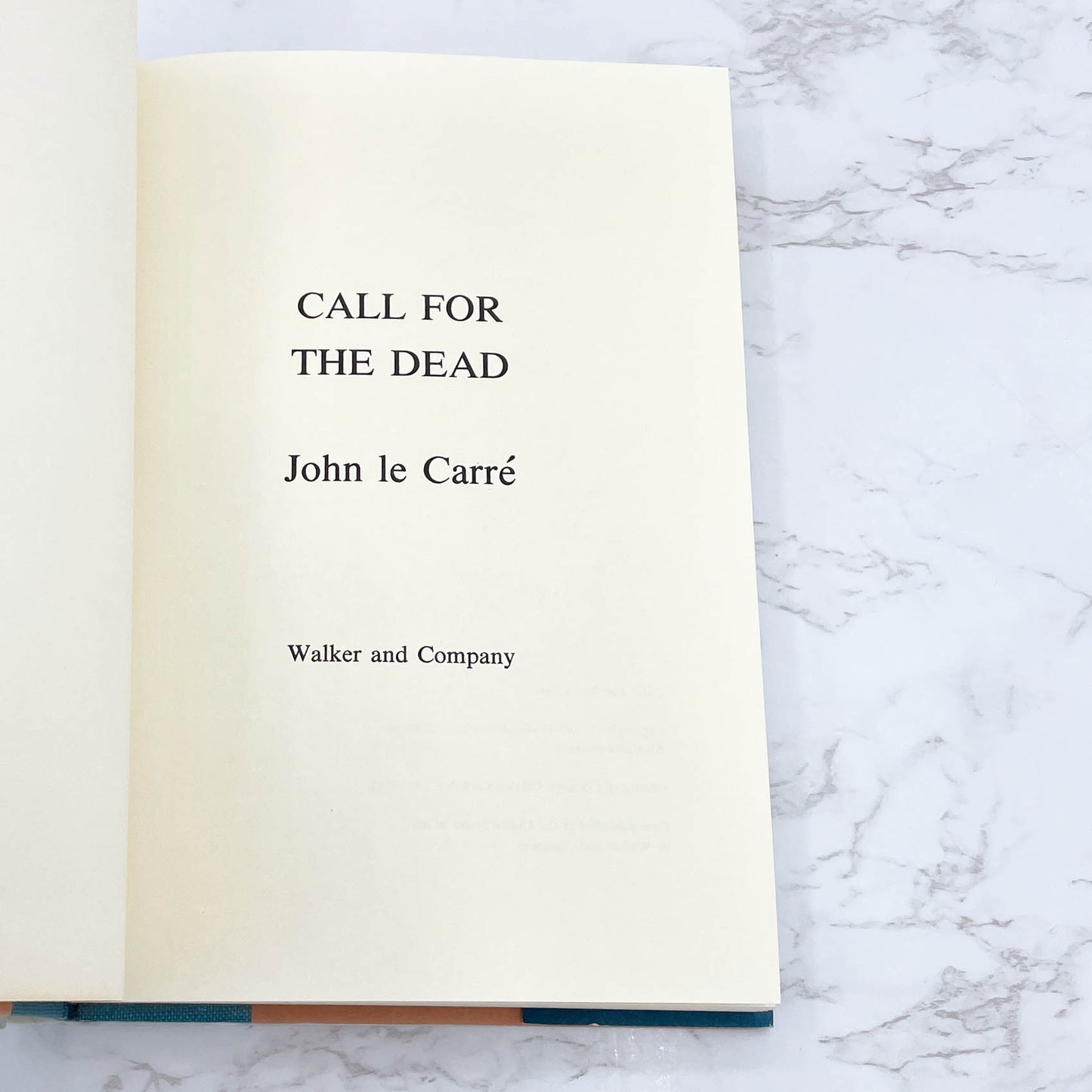 Call For the Dead by John Le Carré [FIRST BOOK CLUB EDITION] 1962 • Hardcover • Walker & Co
