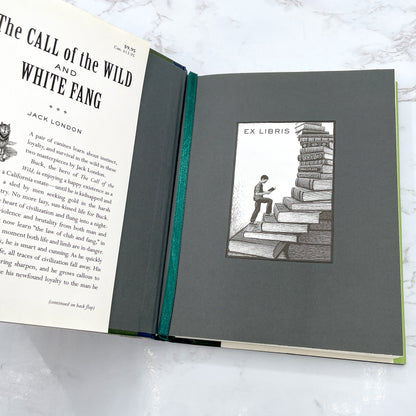 The Call of the Wild & White Fang by Jack London [ILLUSTRATED HARDCOVER OMNIBUS] 2004 • Sterling
