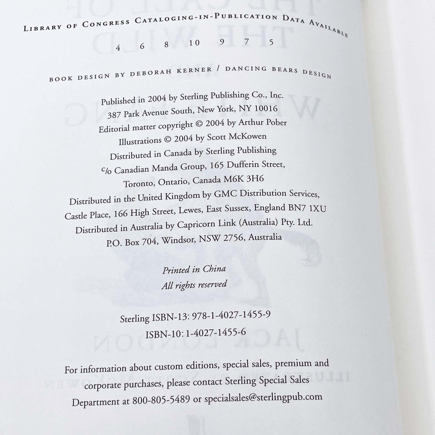 The Call of the Wild & White Fang by Jack London [ILLUSTRATED HARDCOVER OMNIBUS] 2004 • Sterling