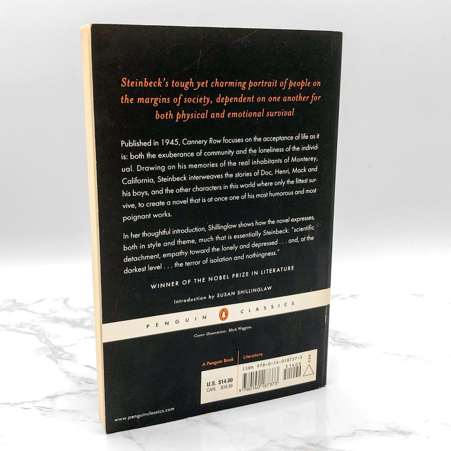 Cannery Row by John Steinbeck [TRADE PAPERBACK] 1994 • Penguin Classics