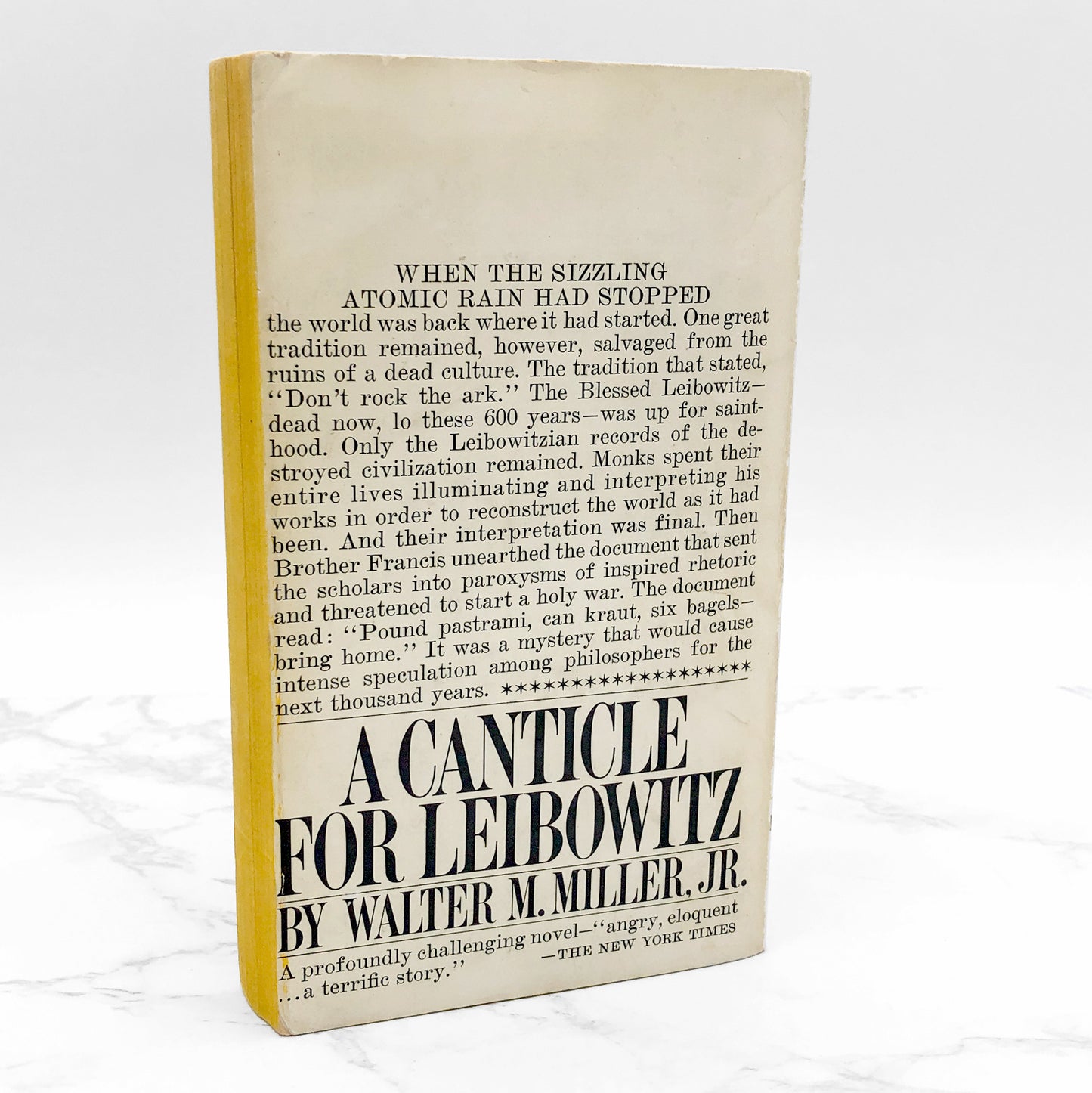 A Canticle for Leibowitz by Walter M. Miller Jr. [1968 PAPERBACK] Bantam Books