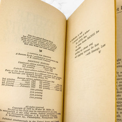 A Canticle for Leibowitz by Walter M. Miller Jr. [1968 PAPERBACK] Bantam Books